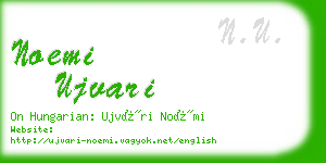 noemi ujvari business card